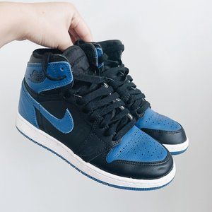 BLACK ROYAL BLUE AIR JORDAN 1 RETRO MID OG (2015)